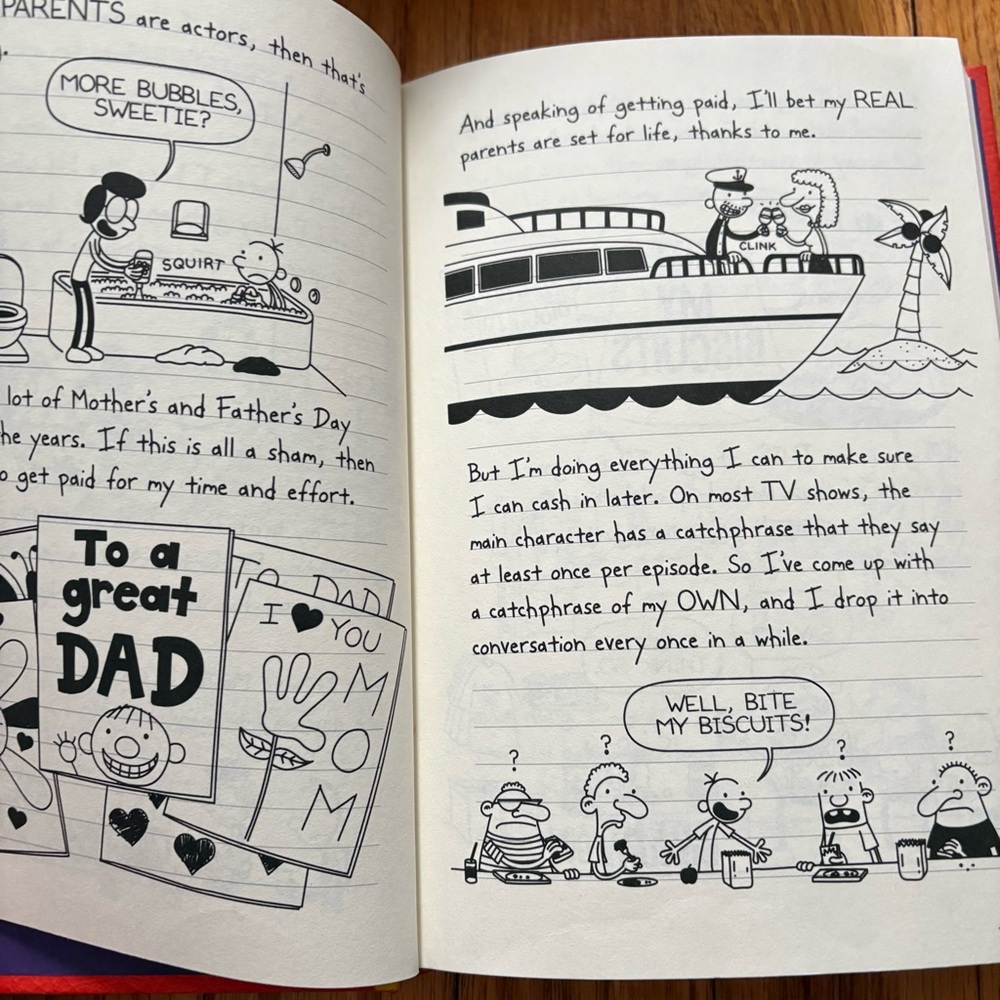 Amulet Books Diary of a Wimpy Kid Jeff Kinney Hardcover Paperback 6 Book Lot - Picture 4 of 6